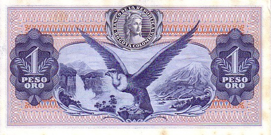 COLOMBIE   1 Peso Oro   Daté Du 20-06-1972   Pick 404e     ***** QUALITE  XF ***** - Colombie