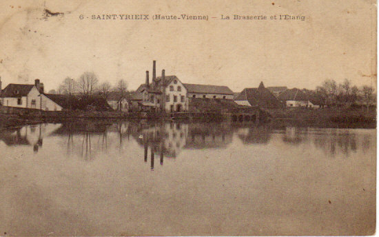 CPA De SAINT-YRIEIX (87 Hte Vienne) La Brasserie Et L'Etang - Saint Yrieix La Perche