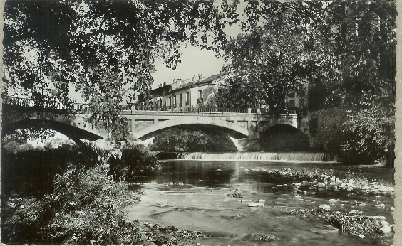 CPSM FORMAT CPA PONT DE LA BOURSE ET LA LERGUE - Lodeve