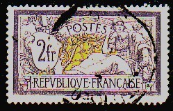Merson 2 Francs N° Y. & T. 122 Oblitéré, Cote 90 € - 1900-27 Merson