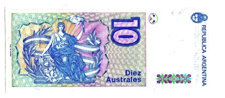 ARGENTINE - 10 AUSTRALES - NEUF ET NON PLIE. Impeccable ! - MINT. - Argentine