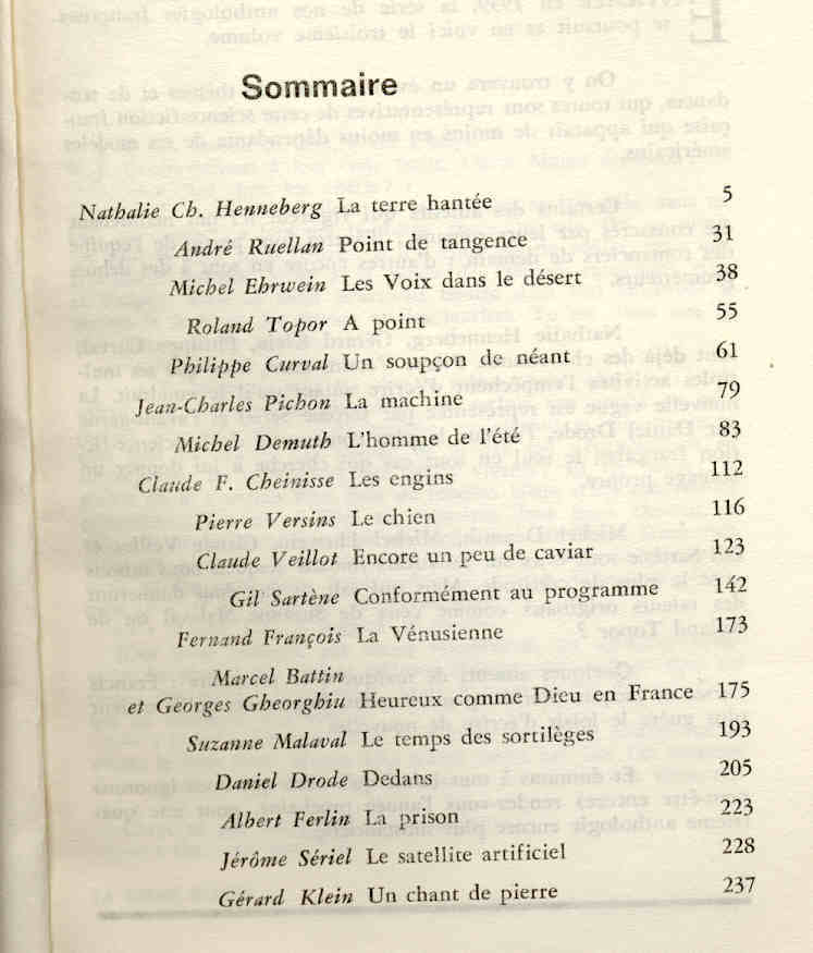 Fiction Spécial N° 4 (112 Bis) - Anthologie De La Science-fiction Française - Ed Opta 1963 - Sommaire Sur Scan 2 - Opta