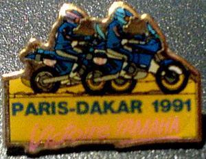 Paris Dakar 1991 Pin´s Officiel - Motorbikes