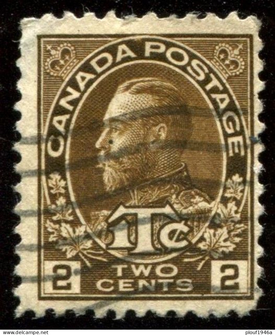 Pays :  84,1 (Canada : Dominion)  Yvert Et Tellier N° :   106 (o) Type II - Gebraucht