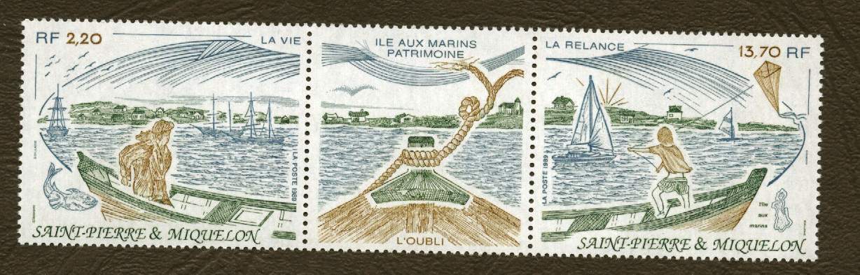 St Pierre Et Miquelon . **  N° 509A - Triptyque Patrimoine Naturel - Otros & Sin Clasificación