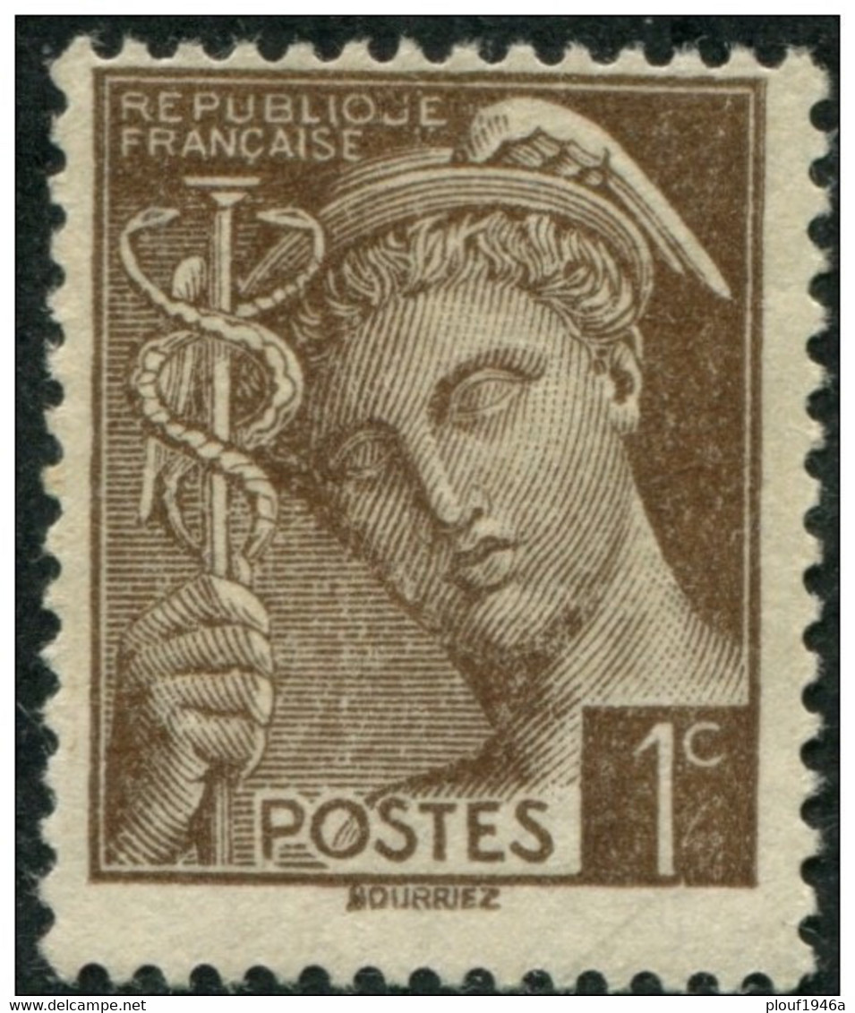 Pays : 189,03 (France : 3e République)  Yvert Et Tellier N° :  404 (*) - 1938-42 Mercurius