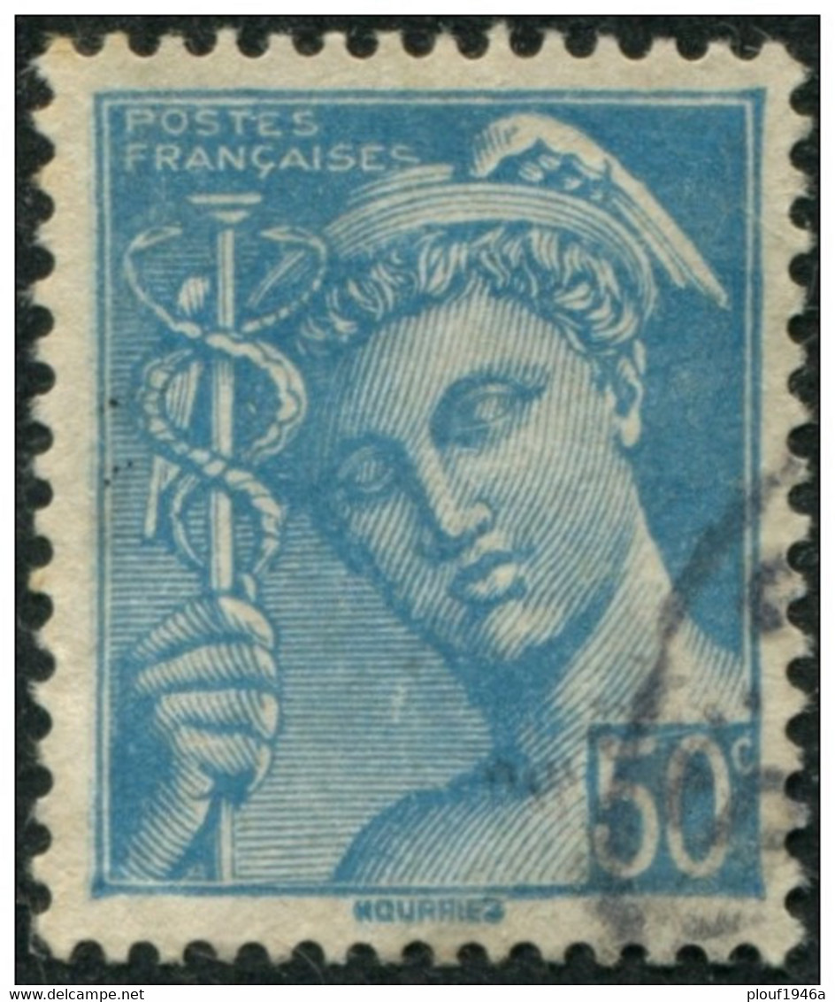 Pays : 189,04 (France : Etat Français)  Yvert Et Tellier N° :  549 (o) - 1938-42 Mercurius