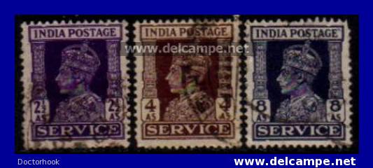 INDIA   Scott # O 105-12 F-VF USED - Francobolli Di Servizio