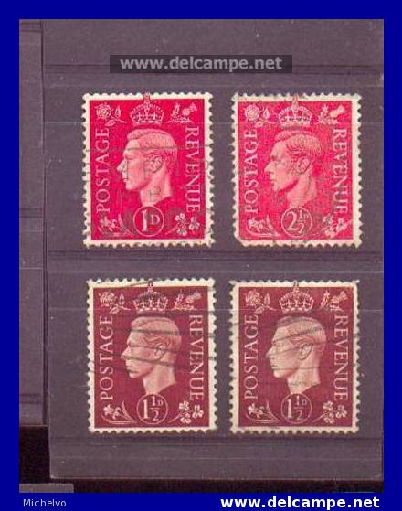 G-B 1937/1947  -  N° 210/211/213 ° - Covers & Documents