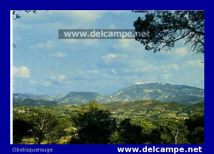 84 LE MONT VENTOUX VUE GENERALE N°84 139 116 MONTAGNE DE BLUYE RAUCON ET ST ROMAIN - Beaumes De Venise