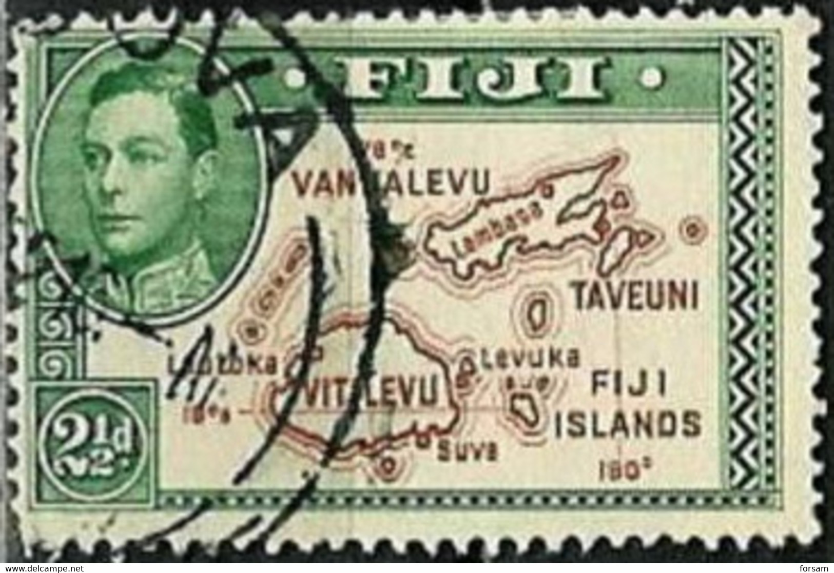 FIJI..1938..Michel # 97 C...used. - Fidschi-Inseln (...-1970)