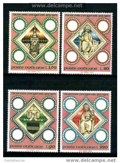 VATICAN - Yvert - 562/65** - Cote 1 € - Cuadros