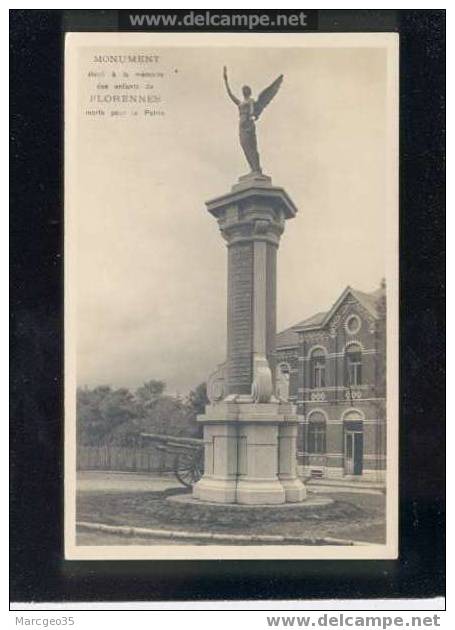 001958 Monument élevé à La Mémoire Des Enfants De Florennes Morts Pour La Patrie édit.bilande - Florennes