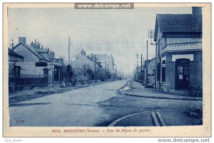 89 LAROCHE MIGENNES Rue De Dijon, Ed Artistic 957-6, 193? - Migennes