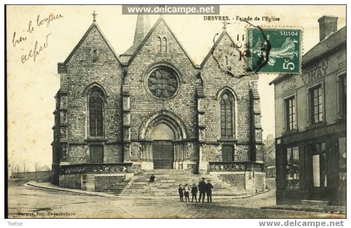 Desvres- Façade De L'Eglise -190? - Desvres