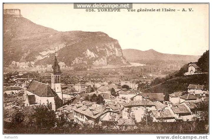 VOREPPE - Vue Générale Et L'Isère.. - Voreppe