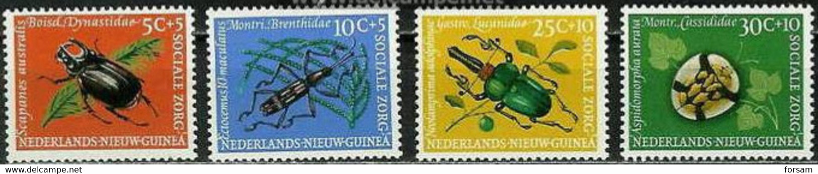 NETHERLANDS NEW GUINEA..1961..Michel # 69-72...MLH. - Nederlands Nieuw-Guinea