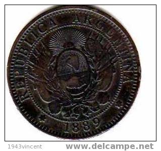 M 3 - DOS CENTIMOS 1889 ARGENTINE - - Andere - Amerika