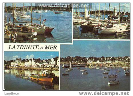 La Trinité Sur Mer 6308 La Bretagne Pittoresque Grand Centre De Yachting, Le Port, L Epont De Kerisper, Les Quais - La Trinite Sur Mer