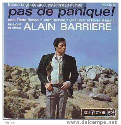 ALAIN BARRIERE  °  PAS DE PANIQUE  /   CHANSON DE  PIA - Musique De Films