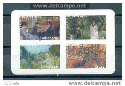 TIMBRES NUVEAUX - PEINTURE IMPRESSIONNISTE - CAILLEBOTE - MORISOT - VAN GOGH - CROSS FRANCE - Impressionisme