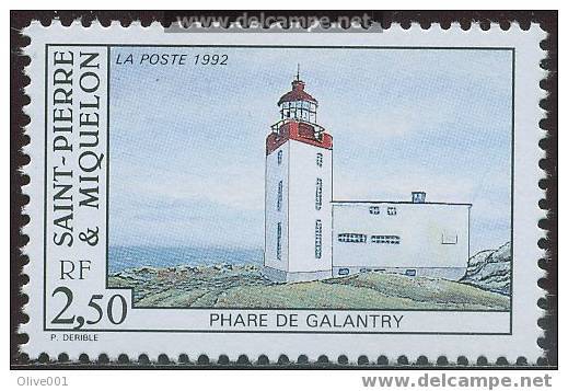 Timbre De Saint Pierre Et Miquelon Année 1992 ** Fraicheur Postale SUPERBE !!! - Other & Unclassified