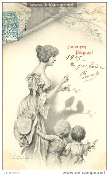 ILLUSTRATEUR - FEMME - WICHERA - ART NOUVEAU - Edition M.Munk N° 213 - Wichera