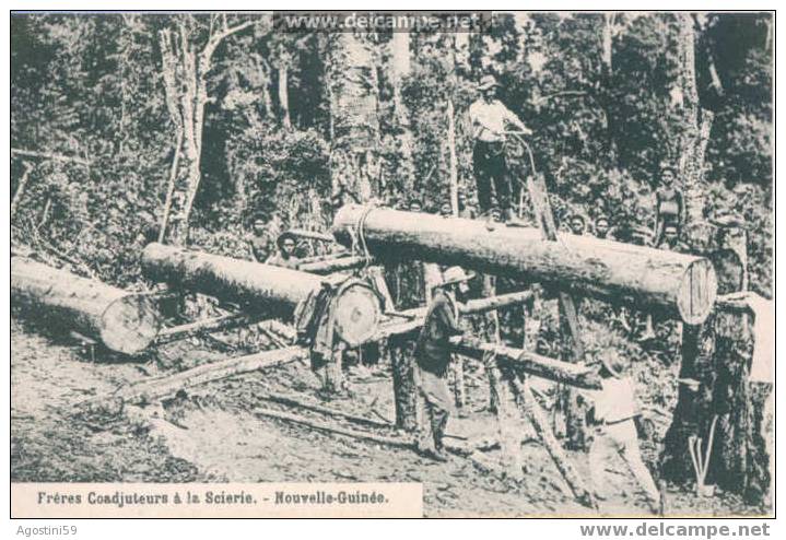 Frères Coadjuteurs à La Scierie - Nouvelle Guinée - Papoea-Nieuw-Guinea