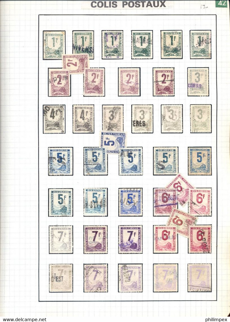 FRANCE - RAILWAYSTAMPS SUPERB COLLECTION - MOSTLY: Pour Petit Colis - Collections