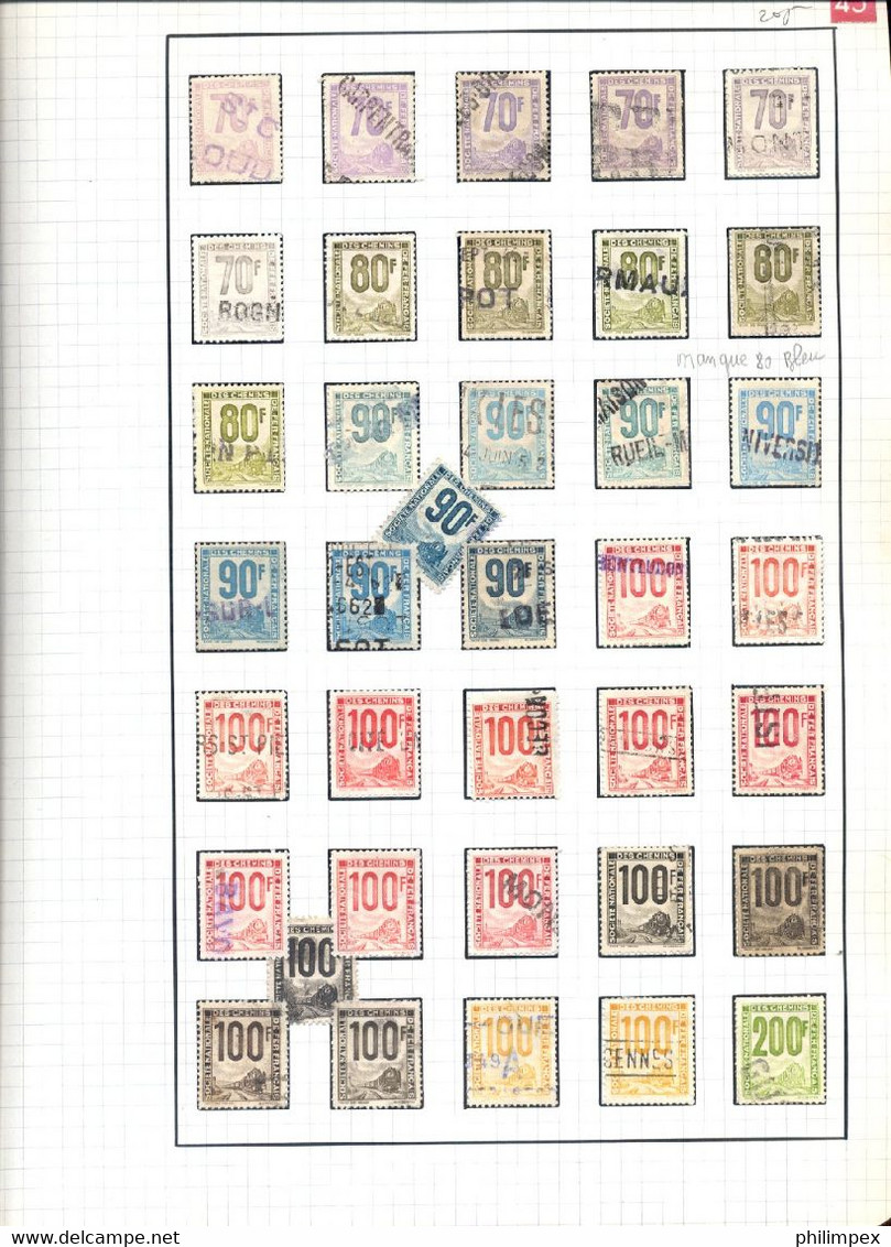 FRANCE - RAILWAYSTAMPS SUPERB COLLECTION - MOSTLY: Pour Petit Colis - Collections