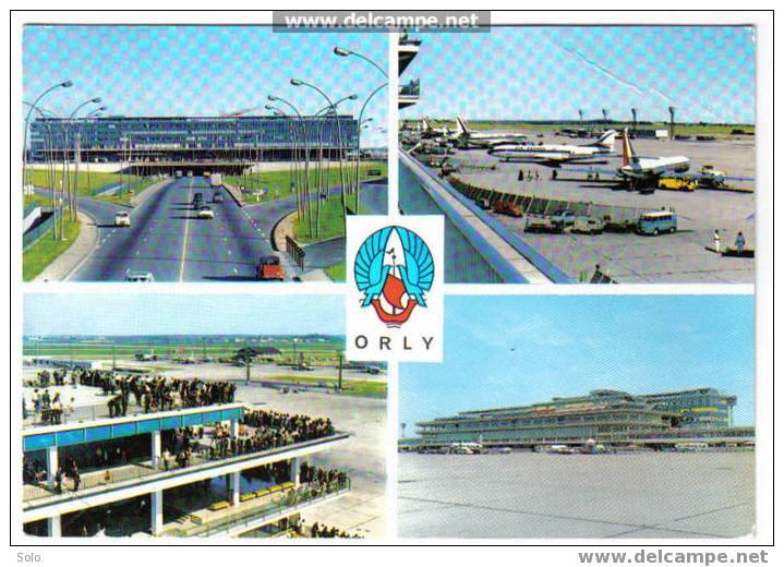 ORLY - Aéroport - L´Aérogare - L´Aire De Stationnement...(Citroën DS, 2 CV) - Orly