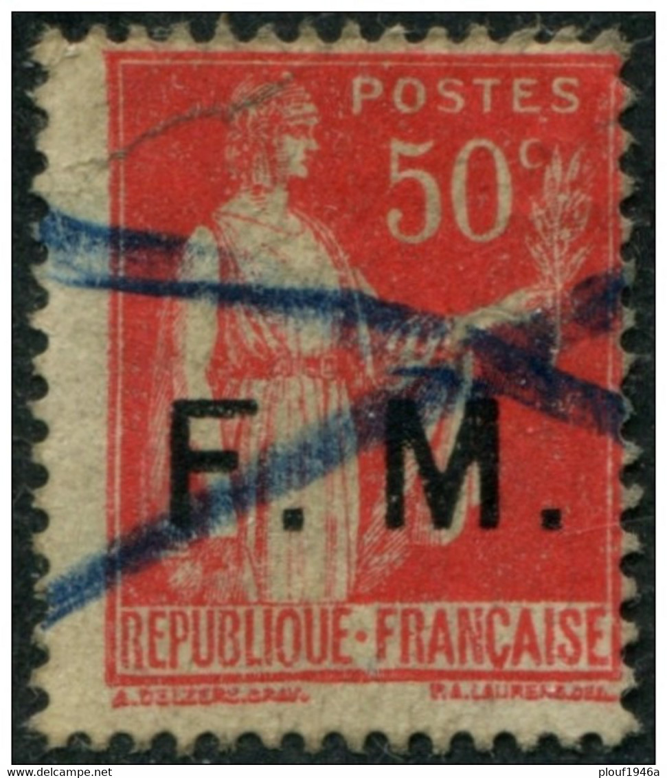 Pays : 189,03 (France : 3e République)  Yvert Et Tellier N° : FM    7 (o) - Timbres De Franchise Militaire