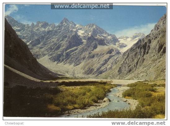 Massif De L'Oisans Glacier Noir Et Glacier Blanc Vue De Cezanne - Bourg-d'Oisans