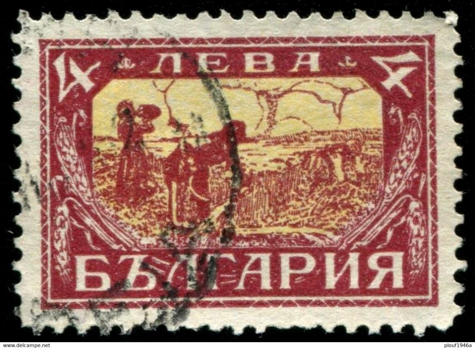 Pays :  76,11 (Bulgarie : Royaume (Boris III)   Yvert Et Tellier N° :  190 (o) - Usados