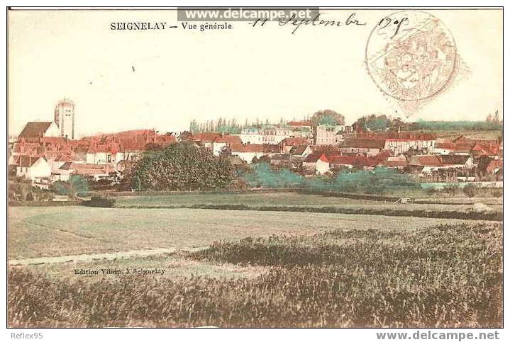 SEIGNELAY - Vue Générale. - Seignelay