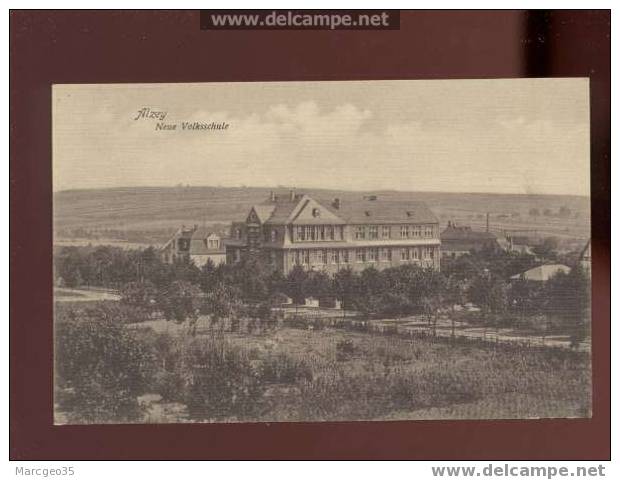 002127 Aizey Neue Volksschule , Collège, école, édit.gerlach - Alzey