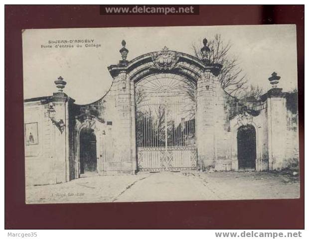 002157 St Jean D´angely Porte D'entrée Du Collège édit.rogé - Saint-Jean-d'Angely