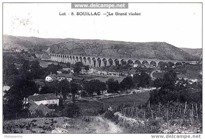 Cpa Souillac (46, Lot) Le Grand Viaduc - Souillac