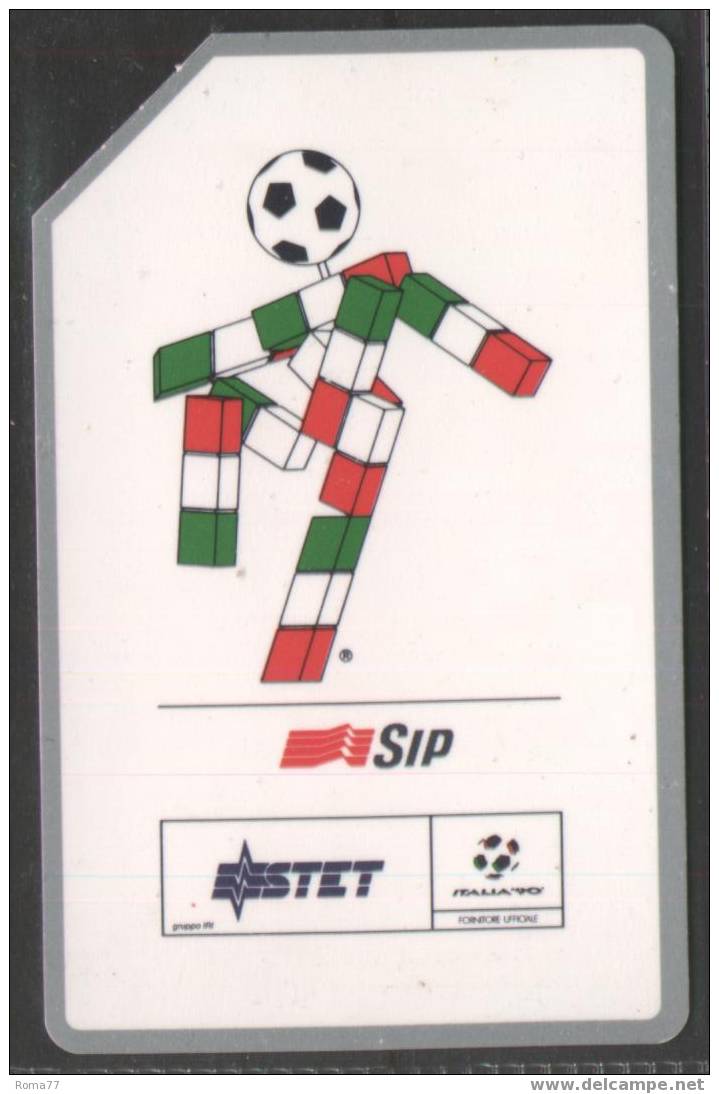 15 - CALCIO '90 "CIAO" , 10.000 LIRE SCADENZA 31.12.91 USATA - Pubbliche Figurate Ordinarie