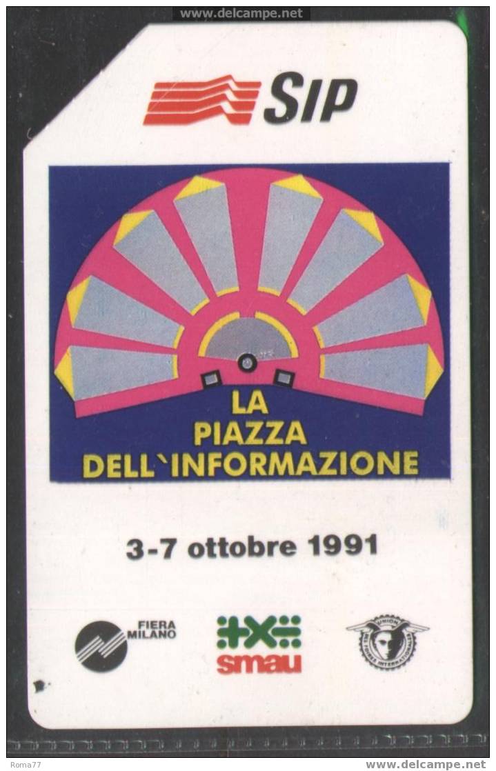 27 - SMAU , 10.000 LIRE SCADENZA 30.6.93 USATA - Publiques Figurées Ordinaires