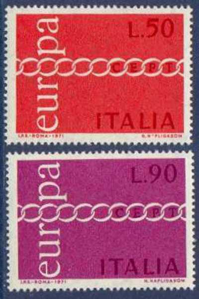 CEPT / Europa 1971 Italie N° 1072 Et 73 ** - 1971