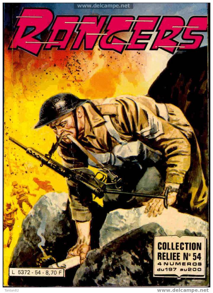 RANGERS - Collection Reliée N° 54 -(  197 . 198 . 199 . 200 ) - Formatos Pequeños