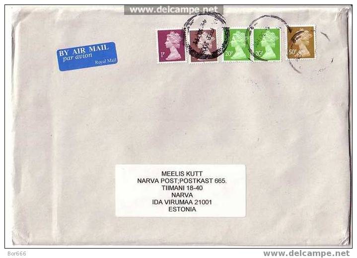 GOOD POSTAL COVER : GREAT BRITAIN - ESTONIA 2006 - Elizabeth - Ohne Zuordnung