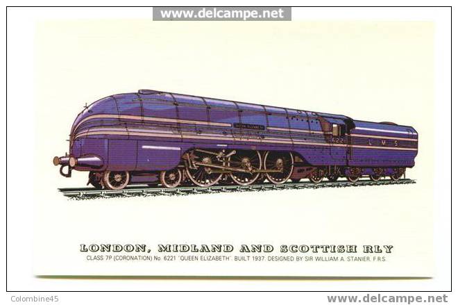 Cpm Anglaise Locomotive London Midland And Scottish Railway - Zubehör