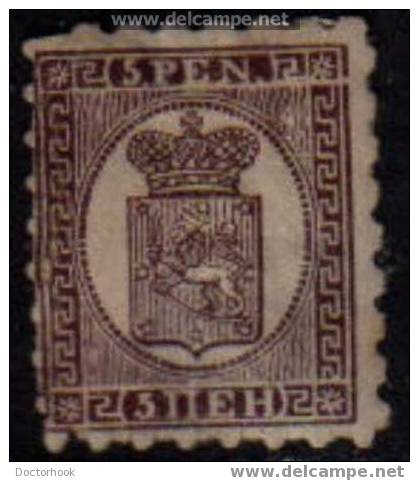 FINLAND    Scott #  6*  F-VF MINT Hinged (Repaired) - Unused Stamps