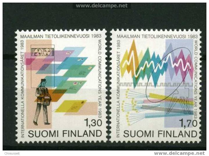 Finlande** N° 888/889 - Année Mondiale Des Communications - Altri & Non Classificati
