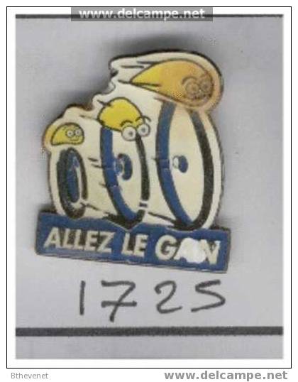 Ref 1725 - Pin´s "Allez Le Gan"  (dans L'état) - Cycling