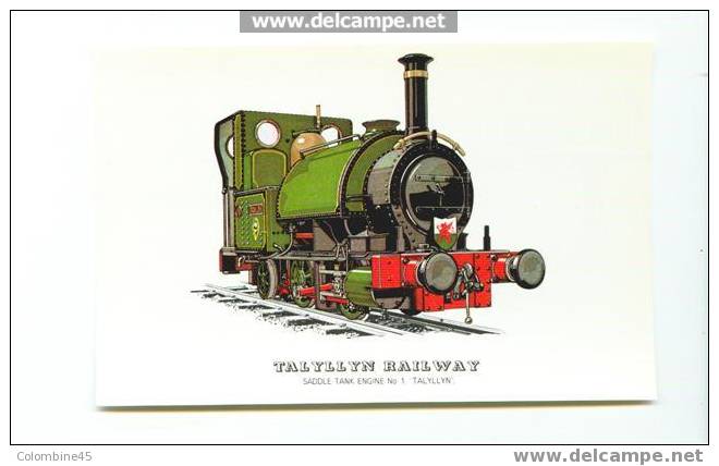 Cpm Anglaise Locomotive Talyllyn Railway - Materiale