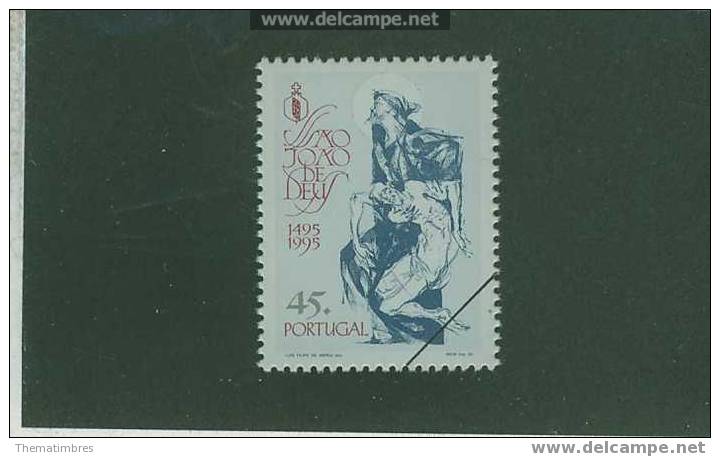 SPE0048 Specimen Saint Jean De Dieu Aide Aux Malheureux 2046 Portugal 1995 Neuf ** - Unused Stamps