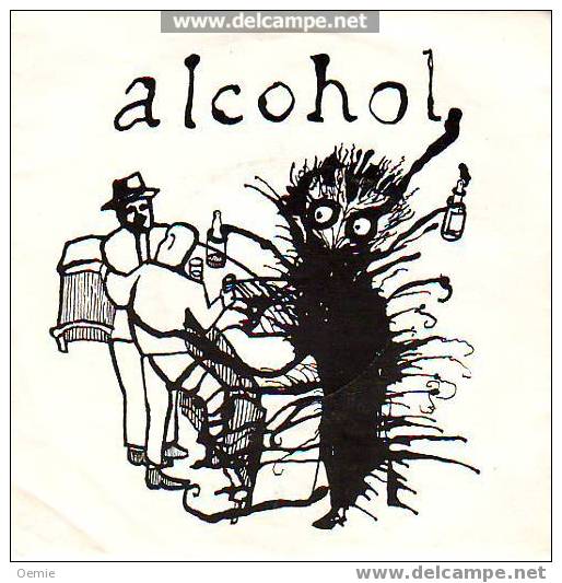 ALCOHOL  °°  GRAPPE DE RAISIN GRAVE  SUR LE DISQUE - Alcohols